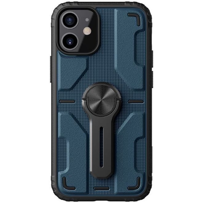 Nillkin - iPhone 12 mini Hülle - Hardcase mit Kickstand - Medley Series - blau