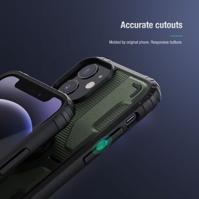 Nillkin - iPhone 12 mini Hülle - Hardcase mit Kickstand - Medley Series - blau