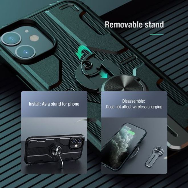 Nillkin - iPhone 12 mini Hülle - Hardcase mit Kickstand - Medley Series - grün