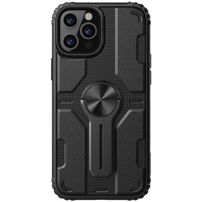 Nillkin - iPhone 12 Pro Max Hülle - Hardcase mit Kickstand - Medley Series - schwarz