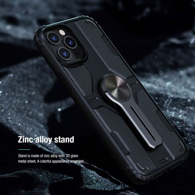 Nillkin - iPhone 12 Pro Max Hülle - Hardcase mit Kickstand - Medley Series - schwarz