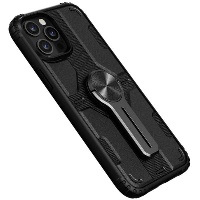 Nillkin - iPhone 12 Pro Max Hülle - Hardcase mit Kickstand - Medley Series - schwarz