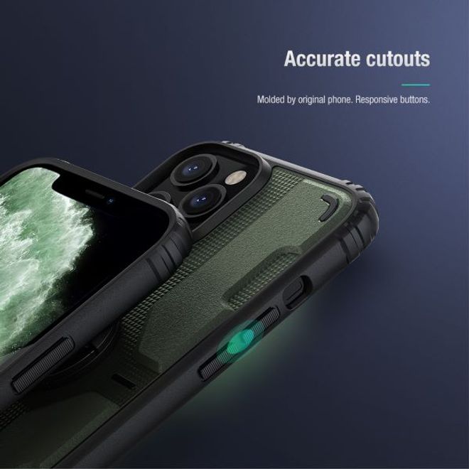 Nillkin - iPhone 12 Pro Max Hülle - Hardcase mit Kickstand - Medley Series - blau