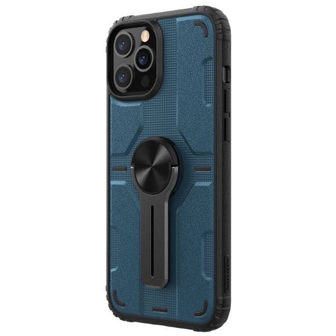 Nillkin - iPhone 12 Pro Max Hülle - Hardcase mit Kickstand - Medley Series - blau