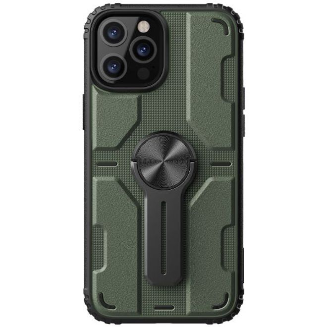 Nillkin - iPhone 12 Pro Max Hülle - Hardcase mit Kickstand - Medley Series - grün