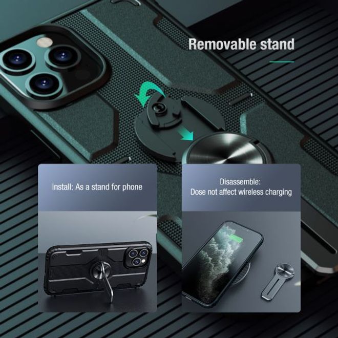 Nillkin - iPhone 12 Pro Max Hülle - Hardcase mit Kickstand - Medley Series - grün