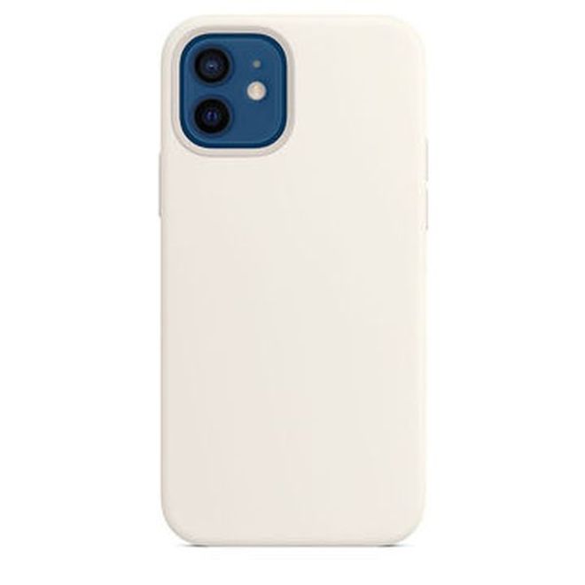 iPhone 12 mini Silicone Case - MagSafe Series Hülle - Weiss
