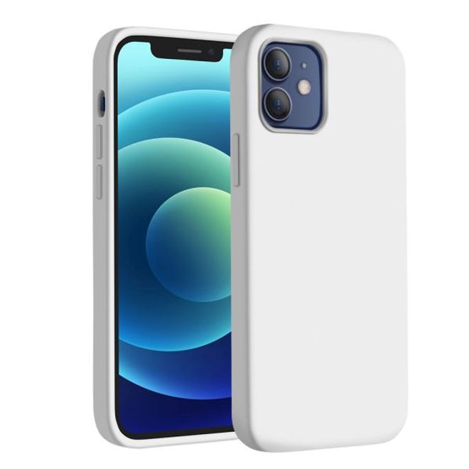 iPhone 12 mini Silicone Case - MagSafe Series Hülle - Weiss
