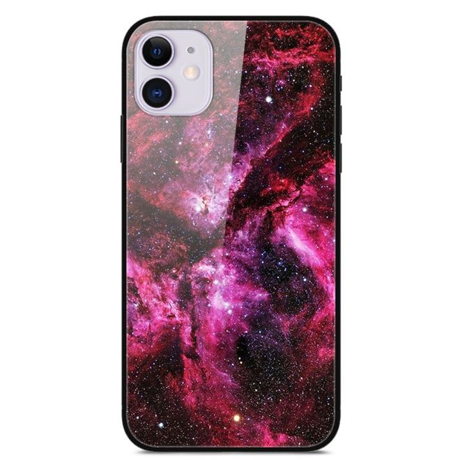 Coque pour iPhone 12 / iPhone 12 Pro - Dos en verre trempé - Rose