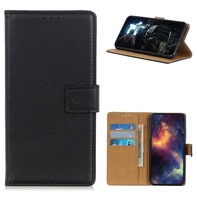 Huawei Mate 40 Pro Handy Hülle - Classic II Leder Bookcover Series - schwarz