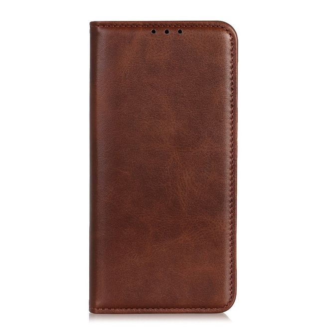 Huawei Mate 40 Pro Handy Hülle - Classic V Leder Bookcover Series - kaffeefarben