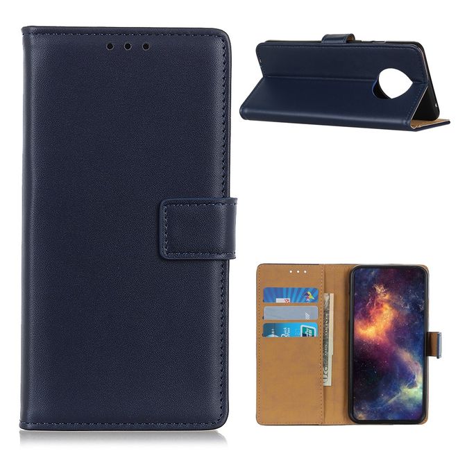 Huawei Mate 40 Handy Hülle - Classic II Leder Bookcover Series - dunkelblau