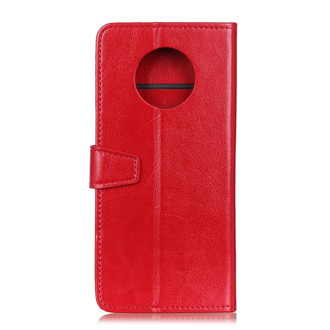 Huawei Mate 40 Handyhülle - Crazy Horse Leder Bookcover Series - rot