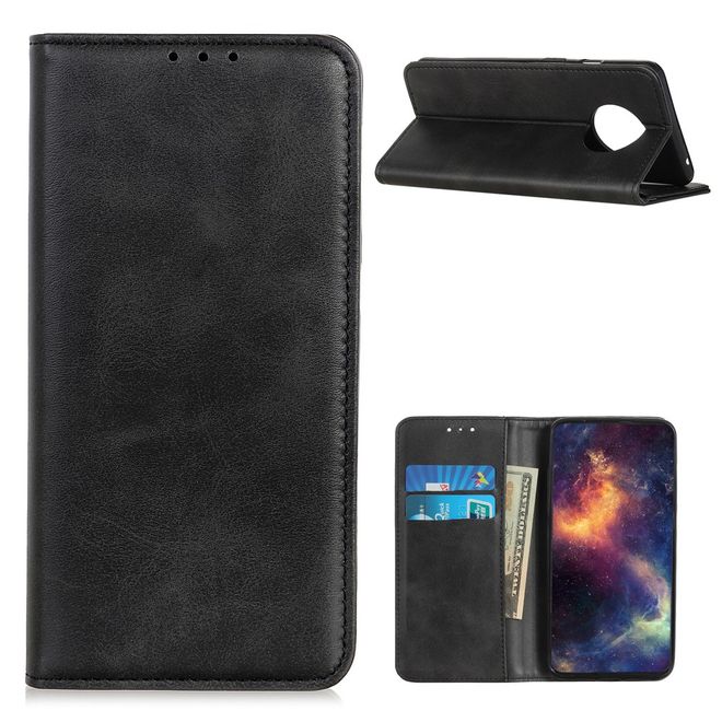 Huawei Mate 40 Handy Hülle - Classic V Leder Bookcover Series - schwarz