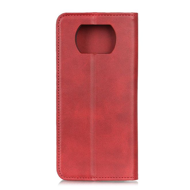 Xiaomi Poco X3 Pro / X3 NFC Handy Hülle - Classic V Leder Bookcover Series - rot
