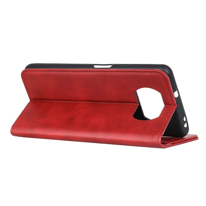 Xiaomi Poco X3 Pro / X3 NFC Handy Hülle - Classic V Leder Bookcover Series - rot