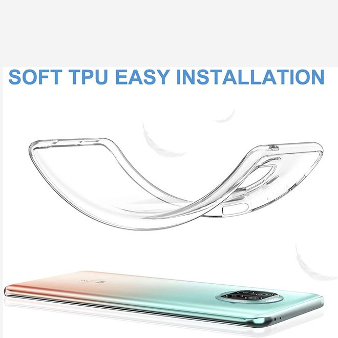 Xiaomi Mi 10T Lite Handyhülle - Softcase TPU Series - mit Schutzglas - transparent