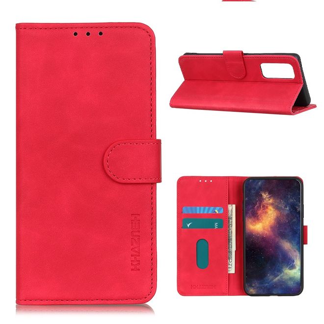 Xiaomi Mi 10T / Mi 10T Pro Handy Hülle - Classic IV Leder Bookcover Series - rot