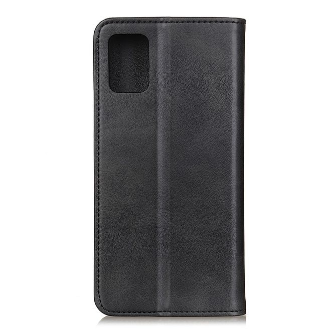 OnePlus 8T Handy Hülle - Classic V Leder Bookcover Series - schwarz