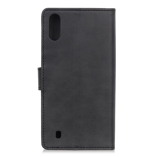 Wiko Y81 Handy Hülle - Classic IV Leder Bookcover Series - schwarz
