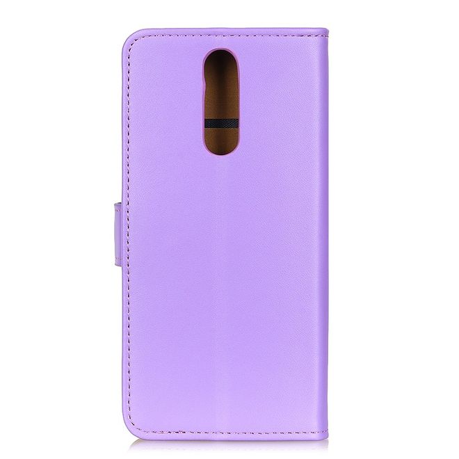 OnePlus 8T Handy Hülle - Classic II Leder Bookcover Series - purpur