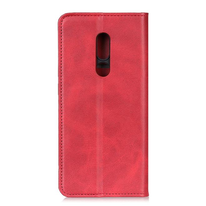 Nokia 2.4 Handy Hülle - Classic V Leder Bookcover Series - rot