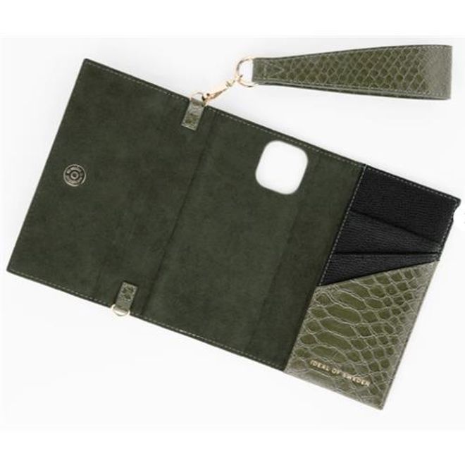 iDeal of Sweden - iPhone SE (2022) / SE (2020) / 8 / 7 / 6S / 6 Hülle - Designer Bookcover Green Snake - mehrfarbig