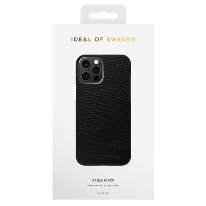 iDeal of Sweden - iPhone 12 Pro Max Hülle - Atelier Case - Eagle Black
