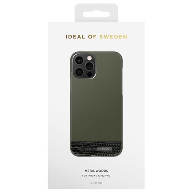 iDeal of Sweden - iPhone 12 / iPhone 12 Pro Hülle - Atelier Case - Metal Woods
