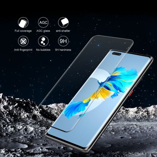 Nillkin - Huawei Mate 40 Pro Schutzglas - 3D CP+ Max Series - schwarz