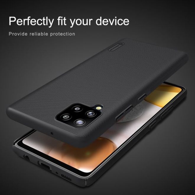 Nillkin - Samsung Galaxy A42 5G Hülle - Plastik Case - Super Frosted Shield Series - schwarz