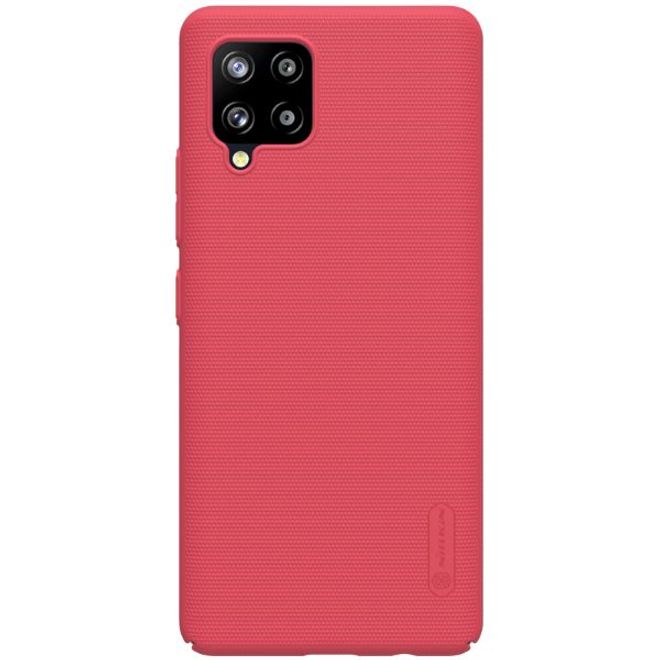 Nillkin - Samsung Galaxy A42 5G Hülle - Plastik Case - Super Frosted Shield Series - rot