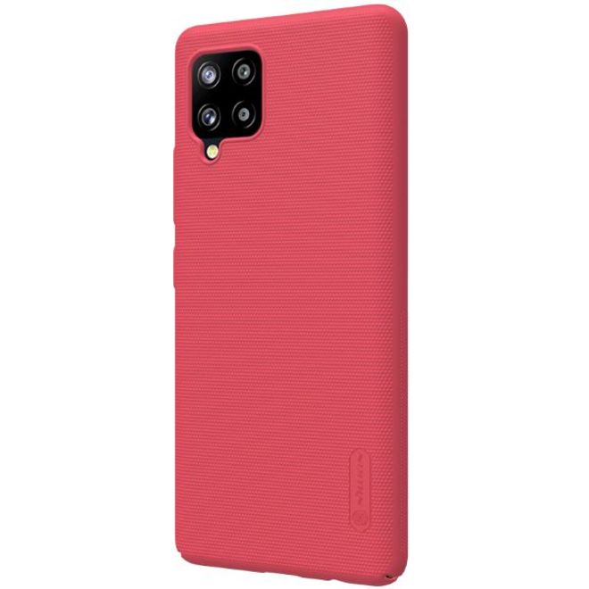 Nillkin - Samsung Galaxy A42 5G Hülle - Plastik Case - Super Frosted Shield Series - rot
