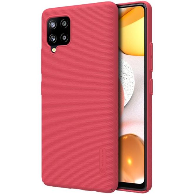 Nillkin - Samsung Galaxy A42 5G Hülle - Plastik Case - Super Frosted Shield Series - rot