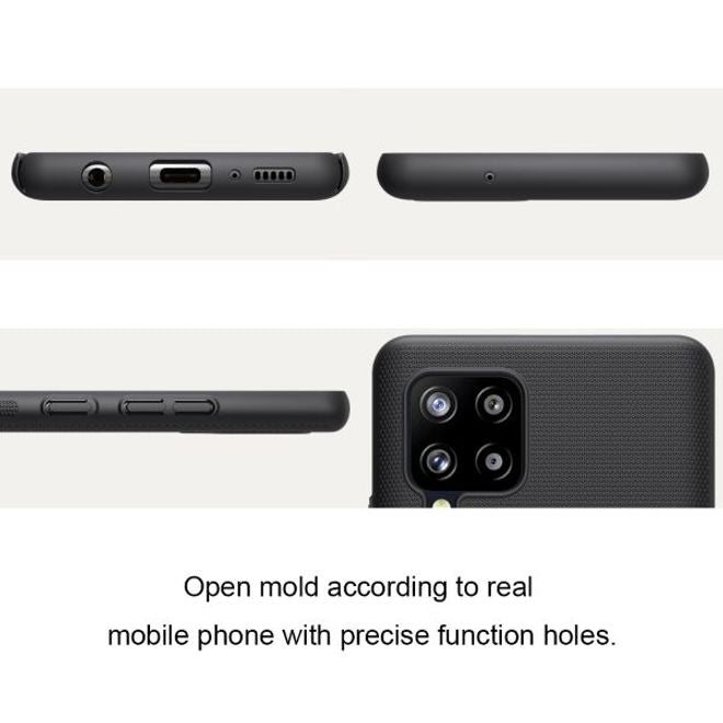 Nillkin - Samsung Galaxy A42 5G Hülle - Plastik Case - Super Frosted Shield Series - rot