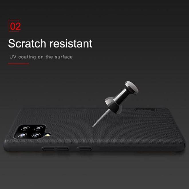 Nillkin - Samsung Galaxy A42 5G Hülle - Plastik Case - Super Frosted Shield Series - rot