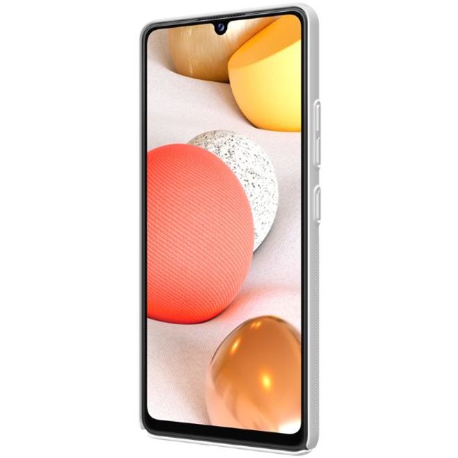Nillkin - Samsung Galaxy A42 5G Hülle - Plastik Case - Super Frosted Shield Series - weiss