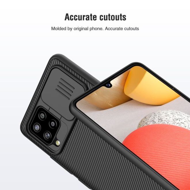 Nillkin - Samsung Galaxy A42 5G Hülle - Plastik Hardcase - CamShield Series - schwarz