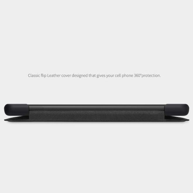 Nillkin - Samsung Galaxy A42 5G Hülle - Leder Book Case - Qin Series - schwarz