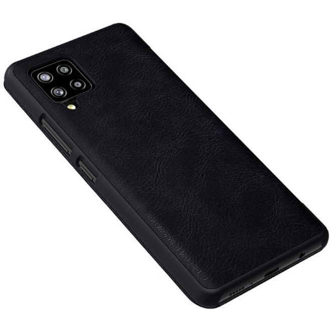 Nillkin - Samsung Galaxy A42 5G Hülle - Leder Book Case - Qin Series - schwarz