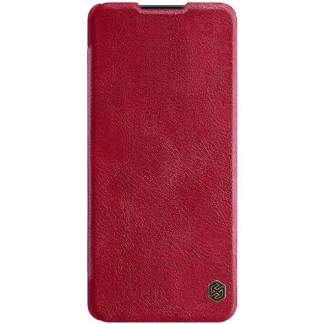 Nillkin - Samsung Galaxy A42 5G Hülle - Leder Book Case - Qin Series - rot