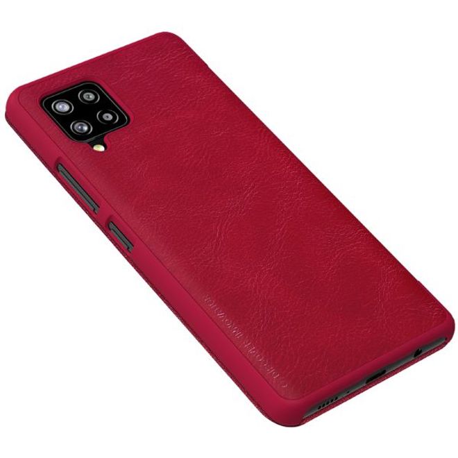 Nillkin - Samsung Galaxy A42 5G Hülle - Leder Book Case - Qin Series - rot