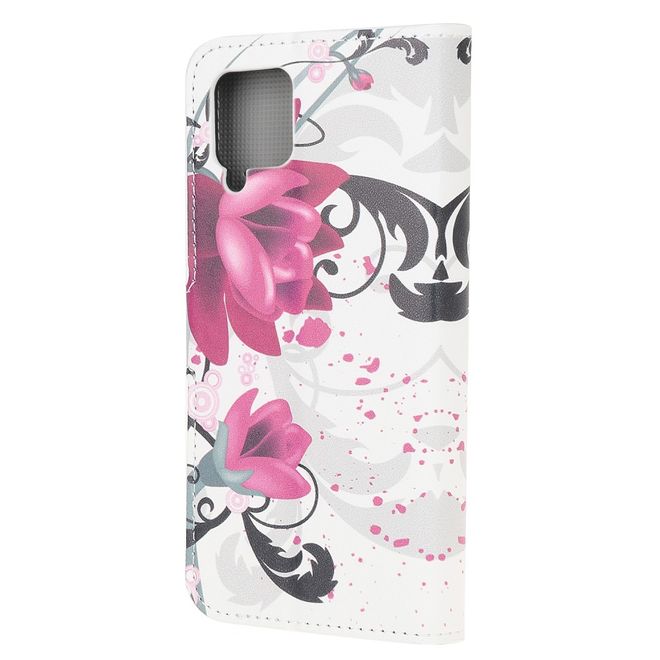 Samsung Galaxy A42 5G Handy Hülle - Leder Bookcover Image Series - Lotusblüte