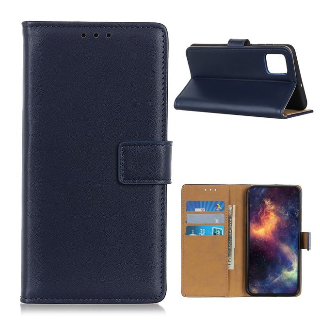 Xiaomi Mi 10T / Mi 10T Pro Handy Hülle - Classic II Leder Bookcover Series - blau