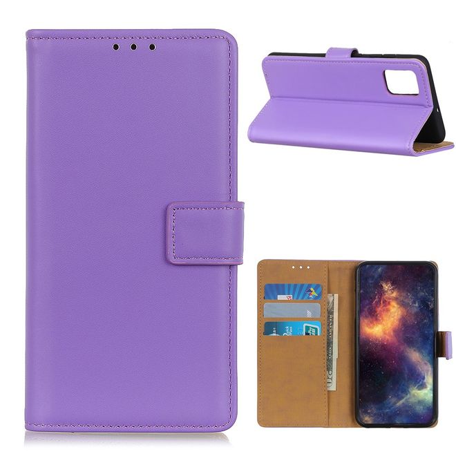 Xiaomi Mi 10T / Mi 10T Pro Handy Hülle - Classic II Leder Bookcover Series - purpur