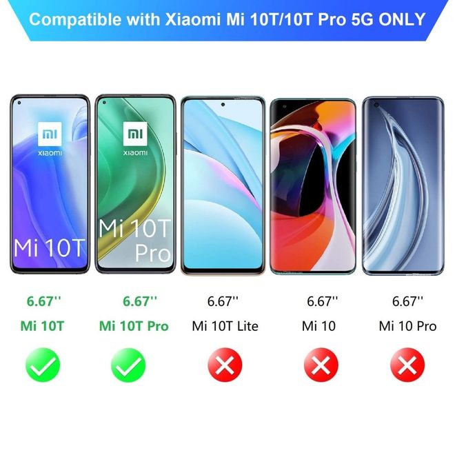 Xiaomi Mi 10T / Mi 10T Pro Handyhülle - Softcase TPU Series - transparent