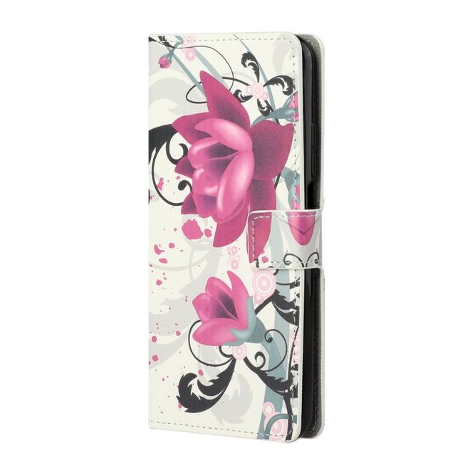 Xiaomi Mi 10T / Mi 10T Pro Handy Hülle - Leder Bookcover Image Series - Lotusblüte
