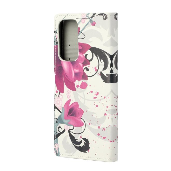 Xiaomi Mi 10T / Mi 10T Pro Handy Hülle - Leder Bookcover Image Series - Lotusblüte