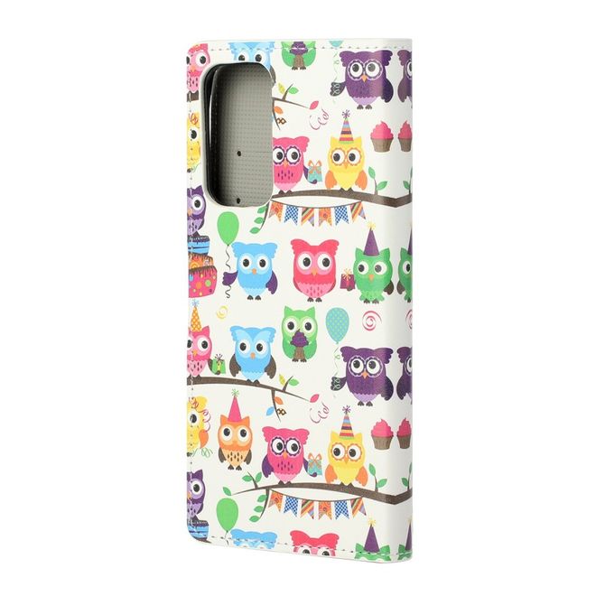 Xiaomi Mi 10T / Mi 10T Pro Handy Hülle - Leder Bookcover Image Series - Eulenfamilie