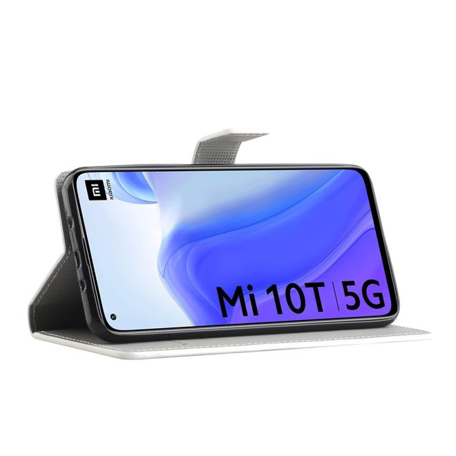 Xiaomi Mi 10T / Mi 10T Pro Handy Hülle - Leder Bookcover Image Series - Eulenfamilie